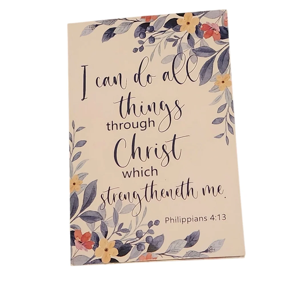 24 Piece Gersonial Christian Floral Scripture Greeting Cards Set